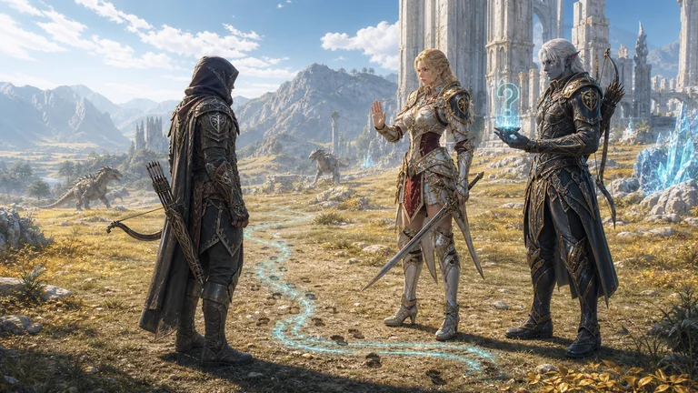 Konzeptbild 2 des Lineage2AI-KI-MMORPG