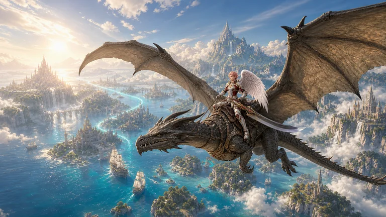 Konzeptbild 3 des Lineage2AI-KI-MMORPG