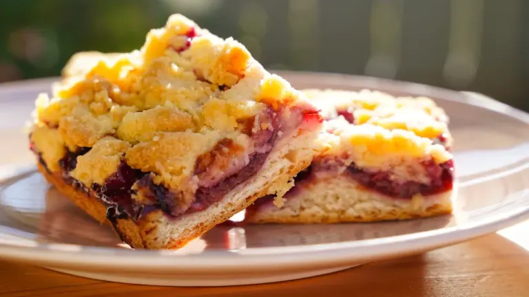 Zwetschgenkuchen vom Blech mit saftigem Hefeboden