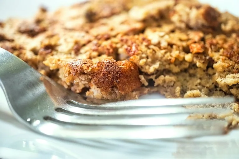 Apfel-Hafer-Crumble mit wenig Zucker
